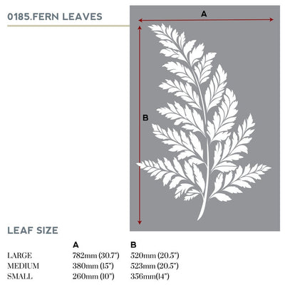 fern leaf stencil
