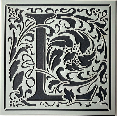 Cloister Letter Set - William Morris inspired letters