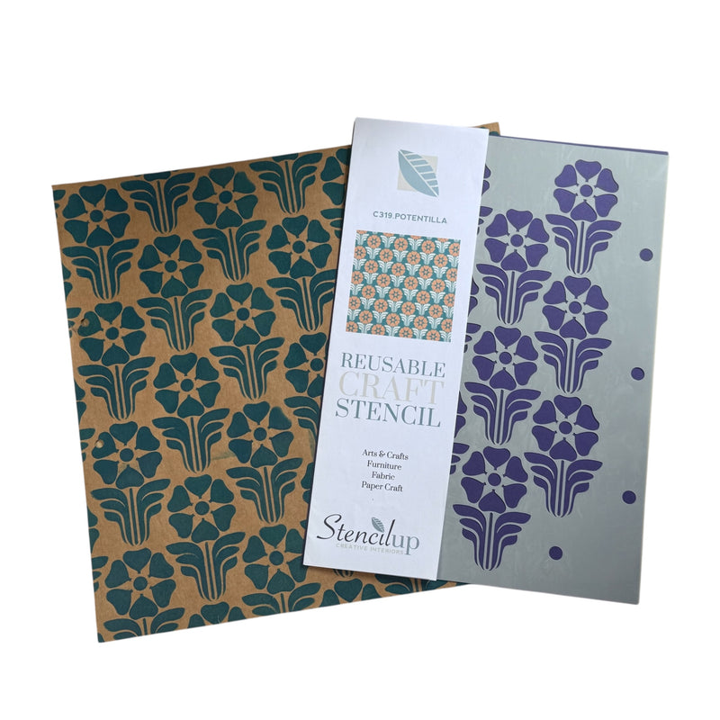 Potentilla Craft Stencil C319