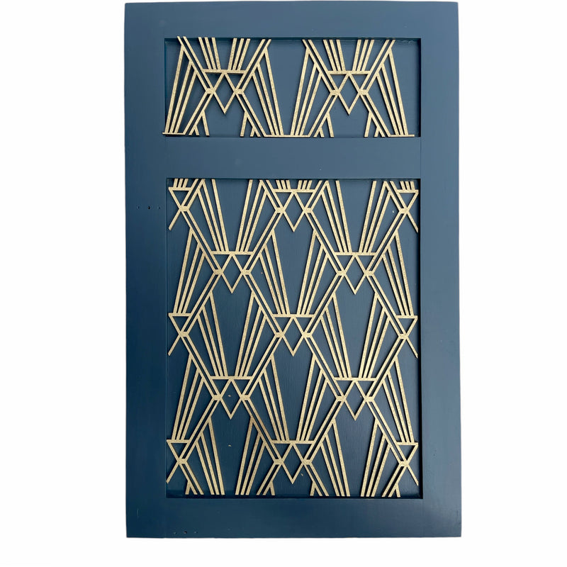 Metropolis - Art Deco wooden inlay / onlay
