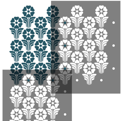 Potentilla Craft Stencil C319