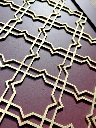 Kaz - Moroccan inspired wooden inlay / onlay