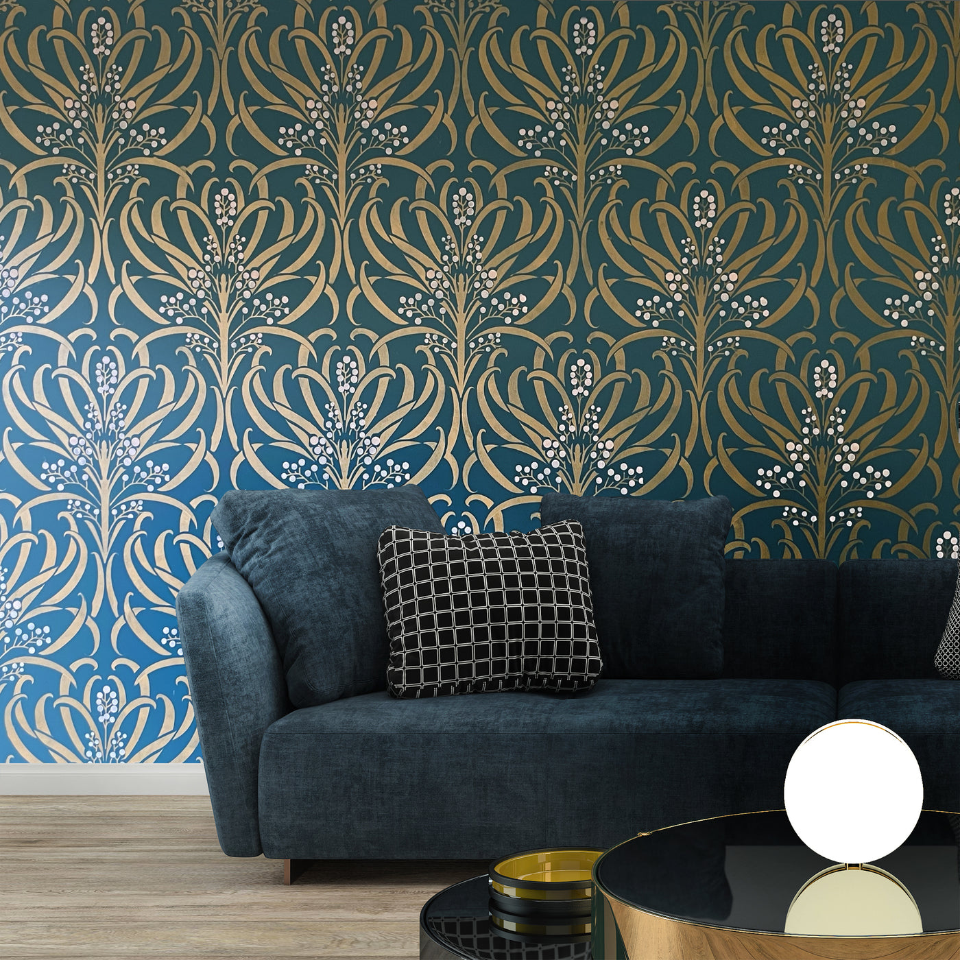 Wall Stencil Herringbone Geometric Modern Wall Stencils Wall - Temu