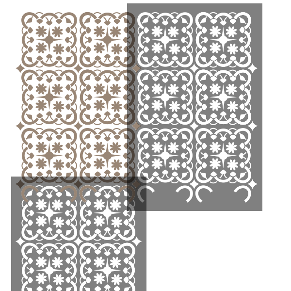 TAZA Wall Stencil - Stencil Up