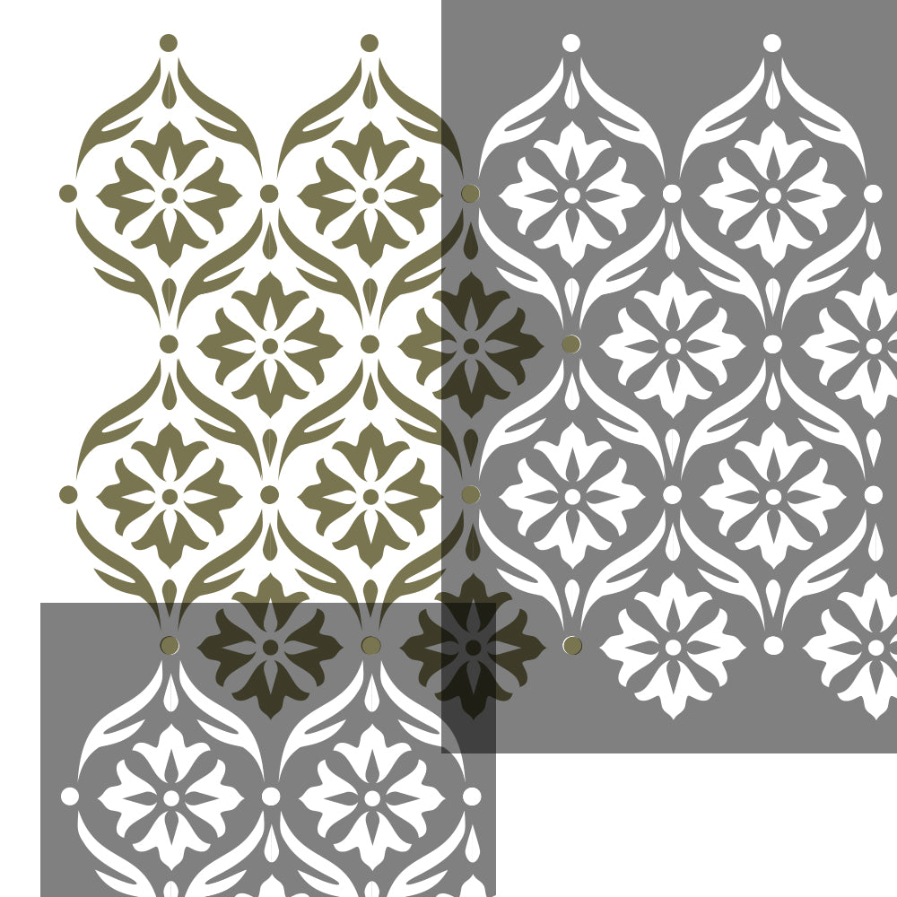 Stencil Damask Wall Stencils ARandNJ Damask DIY Reusable Painting