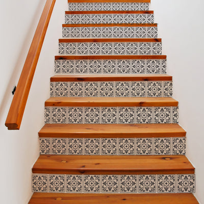 tile effect stencil