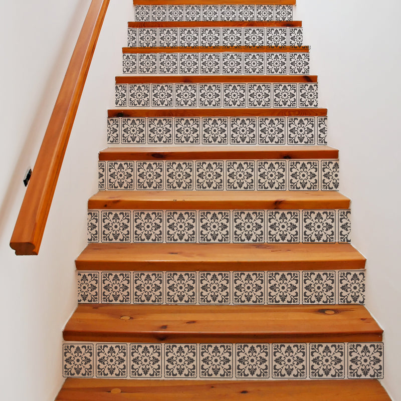 tile effect stencil