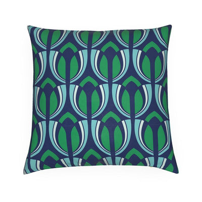 Tulpen Retro Cushion (Teal)