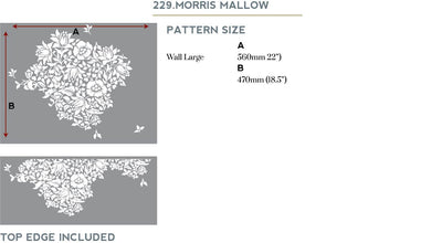 William Morris Mallow Stencil