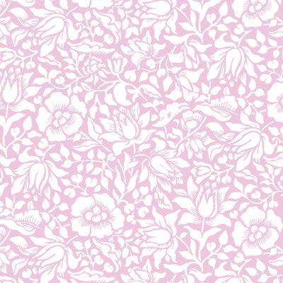 William Morris Mallow wallpaper stencil - stencilup.co.uk