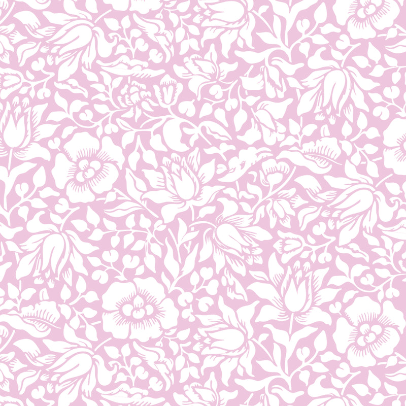 William Morris Mallow wallpaper stencil - stencilup.co.uk