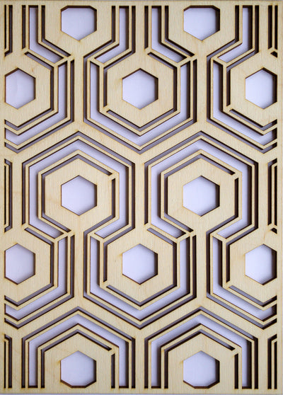 Hicks Hexagon wooden panel