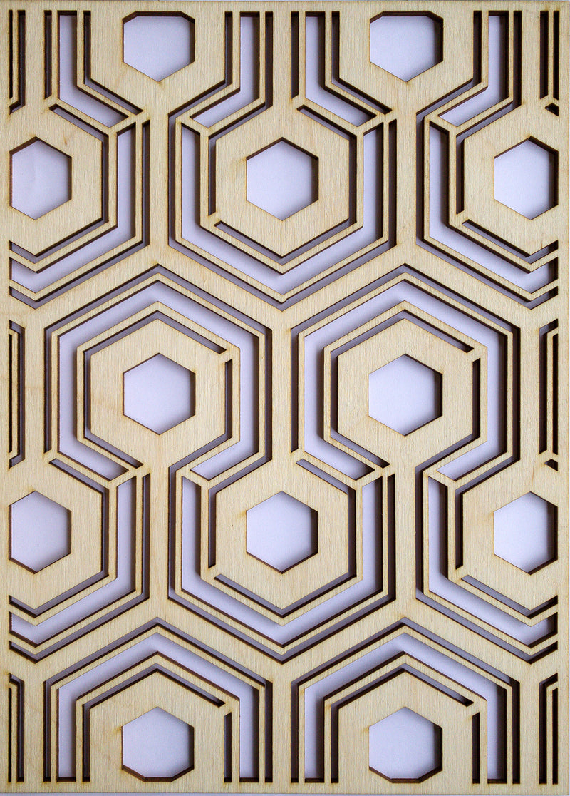 Hicks Hexagon wooden panel