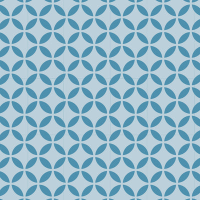 Elapsed circles craft stencil seamless pattern