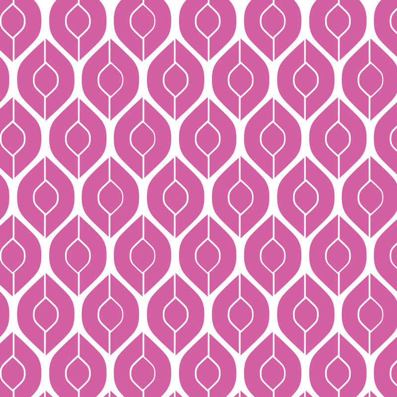 Retro Tulips repeating seamless pattern