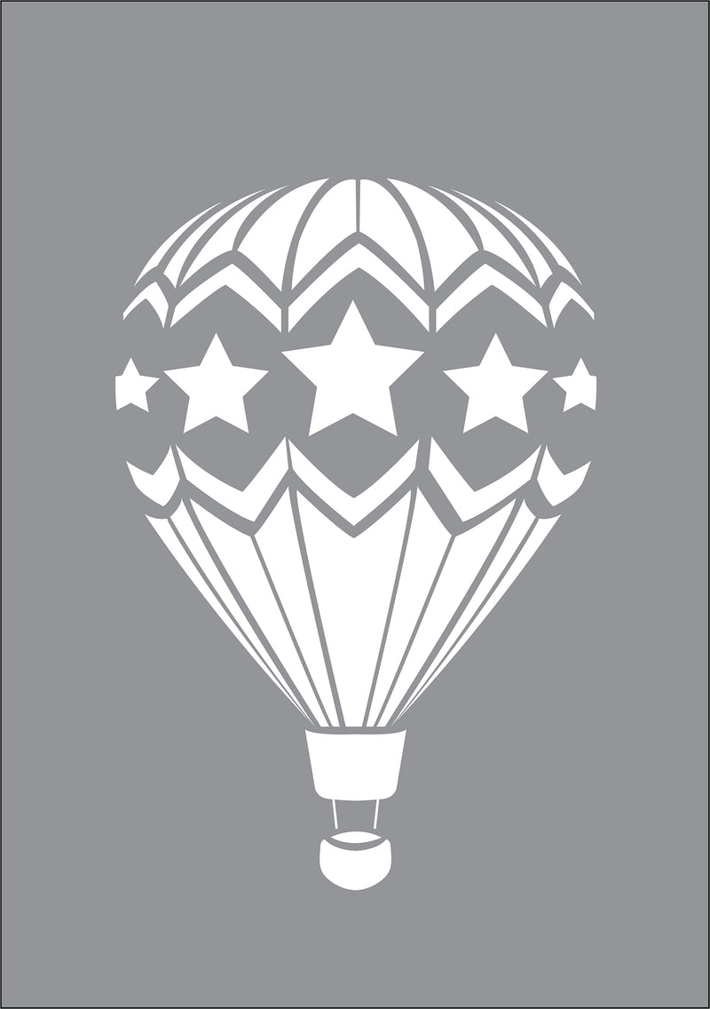 Hot Air Balloon Craft stencil