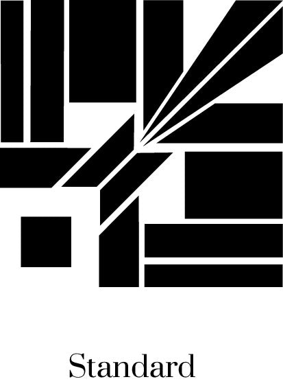 Art Deco tile stencil for painting tiles - stencil.co.uk