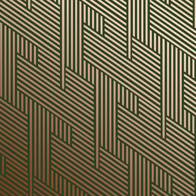 Retro geometric stencil for furniture - stencil.co.uk