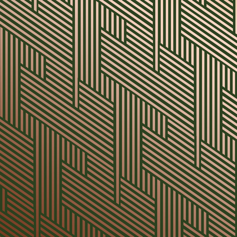 Retro geometric stencil for furniture - stencil.co.uk