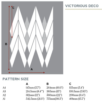 Victorious Furniture Stencil