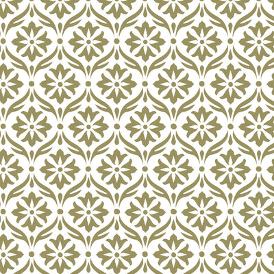 Simple Damask stencil repeating pattern