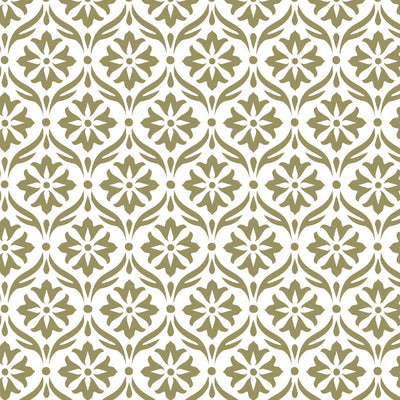 Simple Damask stencil repeating pattern
