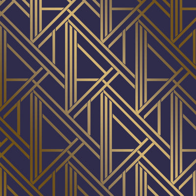 Geo Lattice Art deco stencil for painting furniture