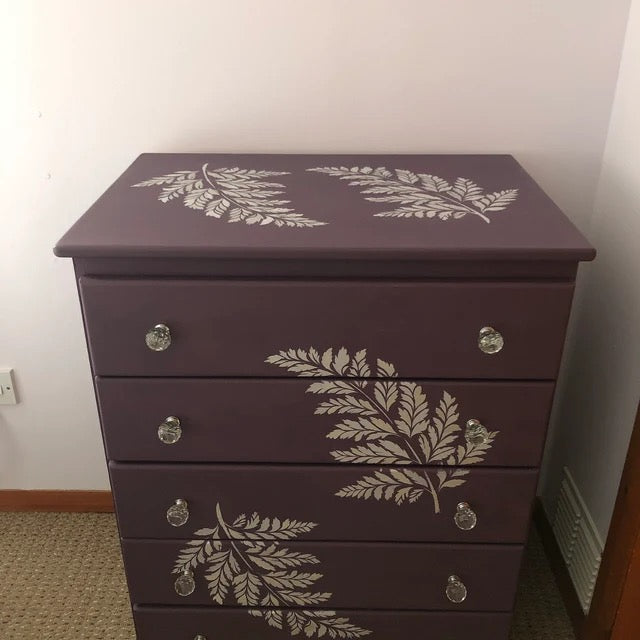 Fern Leaf Wall Stencil