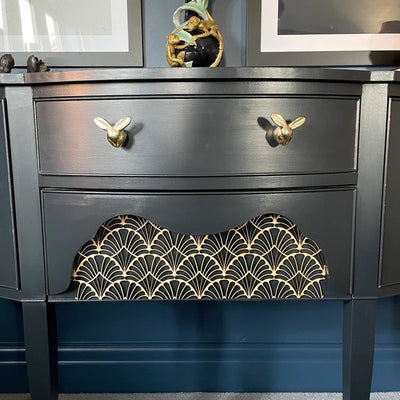 Deco Shells - Art Deco wooden inlay / onlay