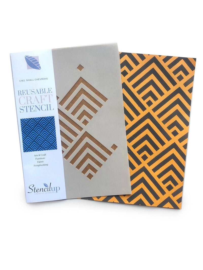 chevron craft stencil