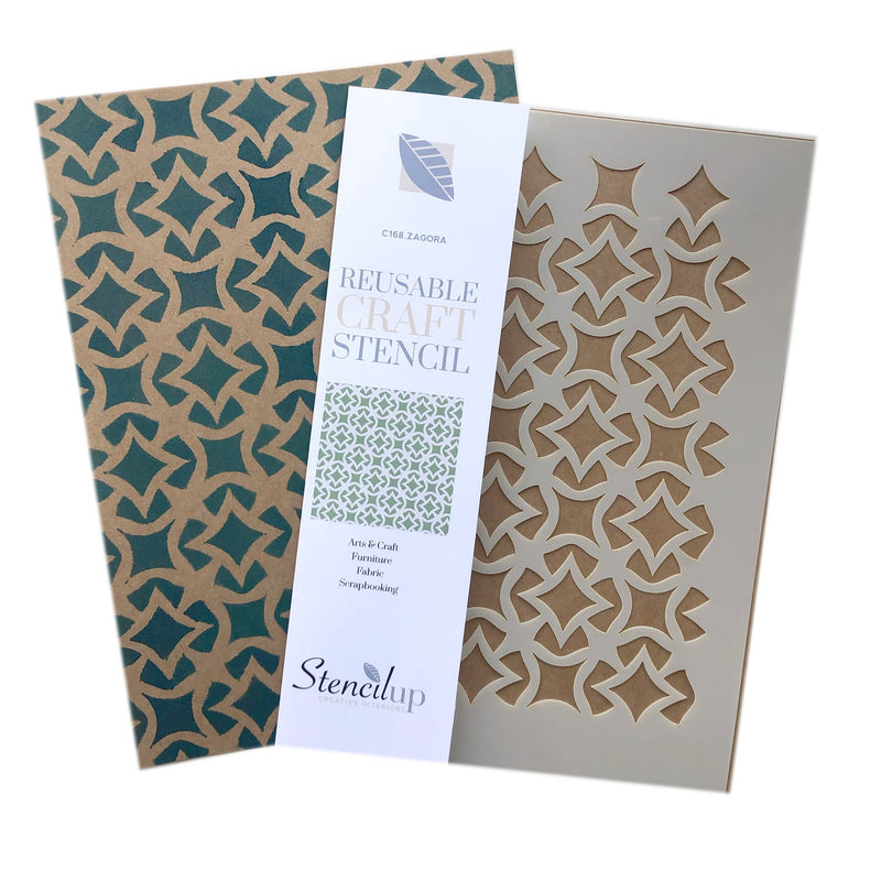 Zagora Lattice Craft Stencil