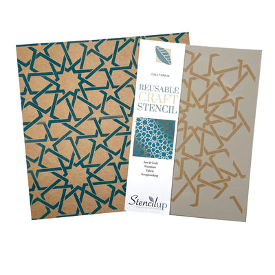 Tarsus Moroccan lattice stencil- stencil.co.uk