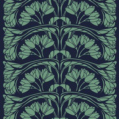 Art Nouveau Floral Border stencil - art nouveau stencil - stencilup.co.uk