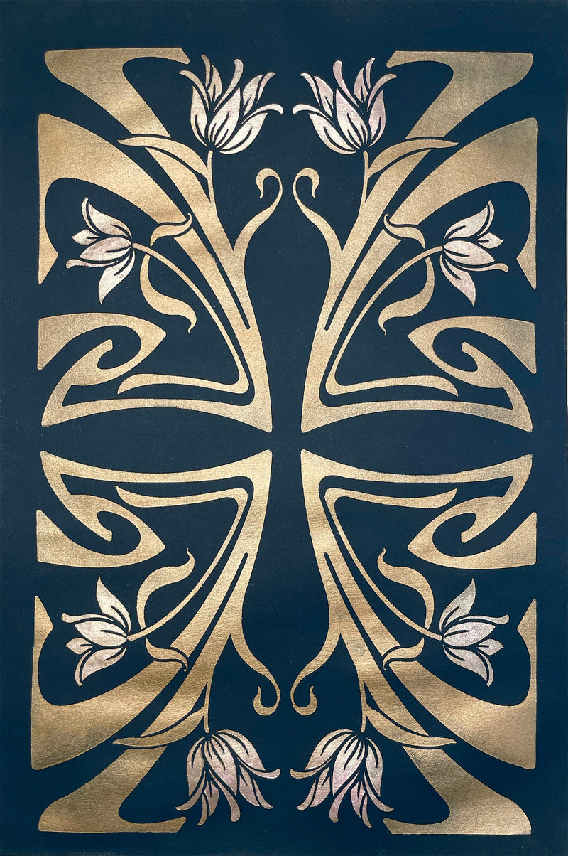 Aubrey Art Nouveau Craft Stencil
