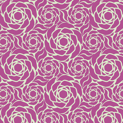 Repeating Rose Craft Stencil