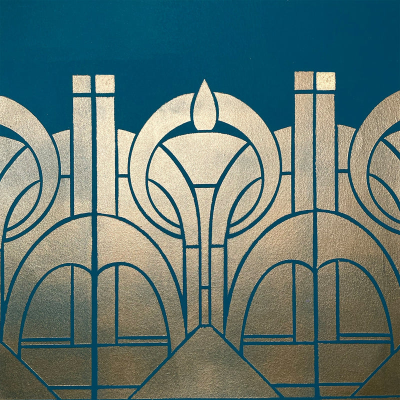 Lucerna Art Deco craft stencil