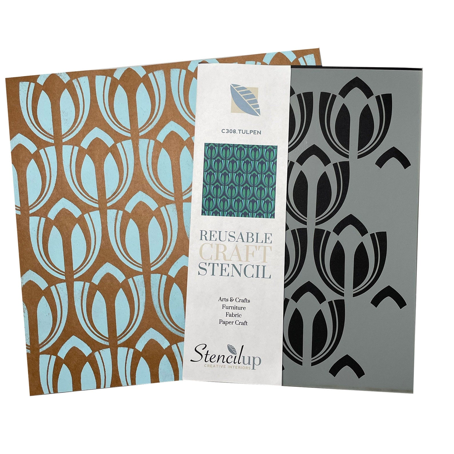 Tulpen retro Stencil stencil for painting STENCIL UP