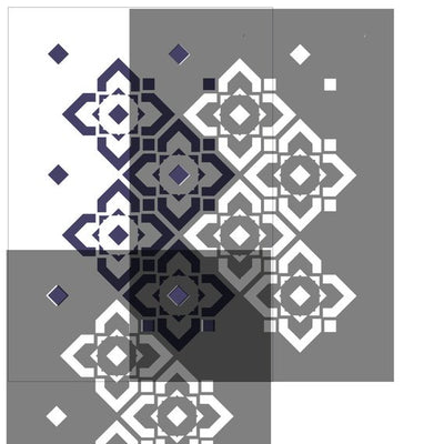 Diamond lattice overlay guide