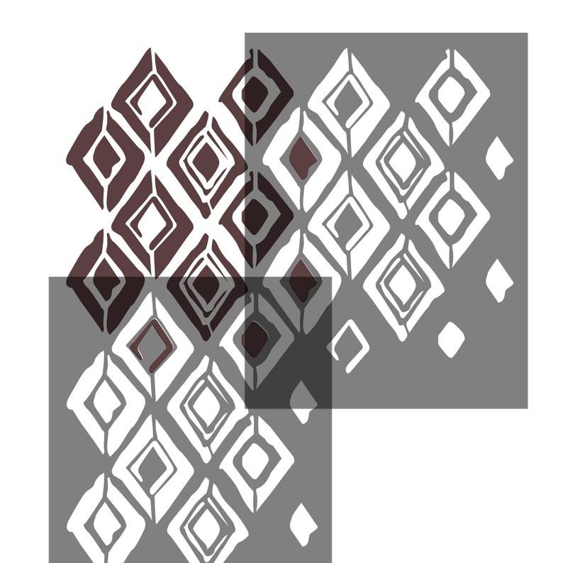 ROUGH DIAMOND craft stencil