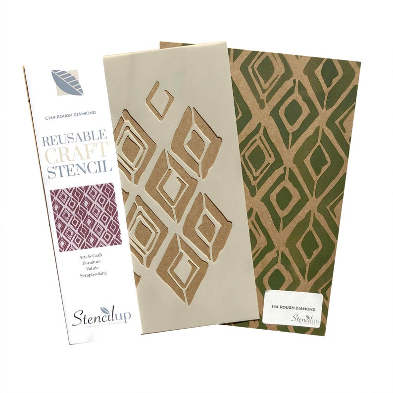 ROUGH DIAMOND craft stencil