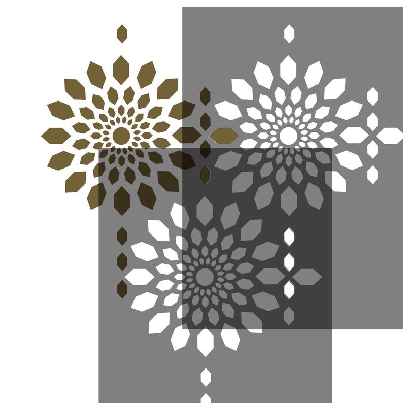 Arabesque moroccan craft stencil