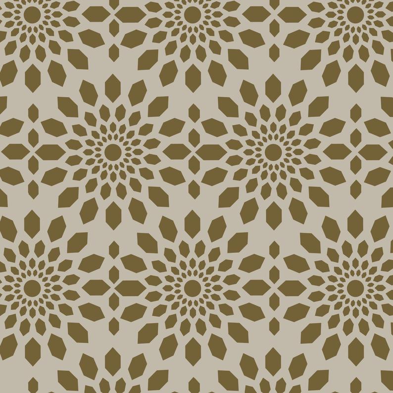 moroccan craft stencil