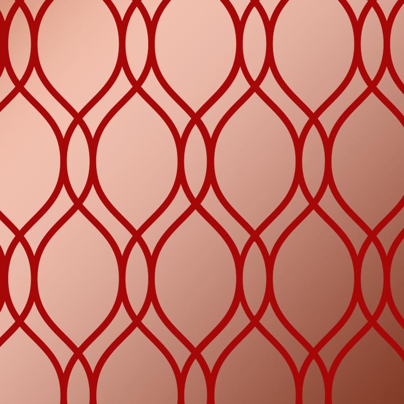 geometric repeating pattern - stencil.co.uk