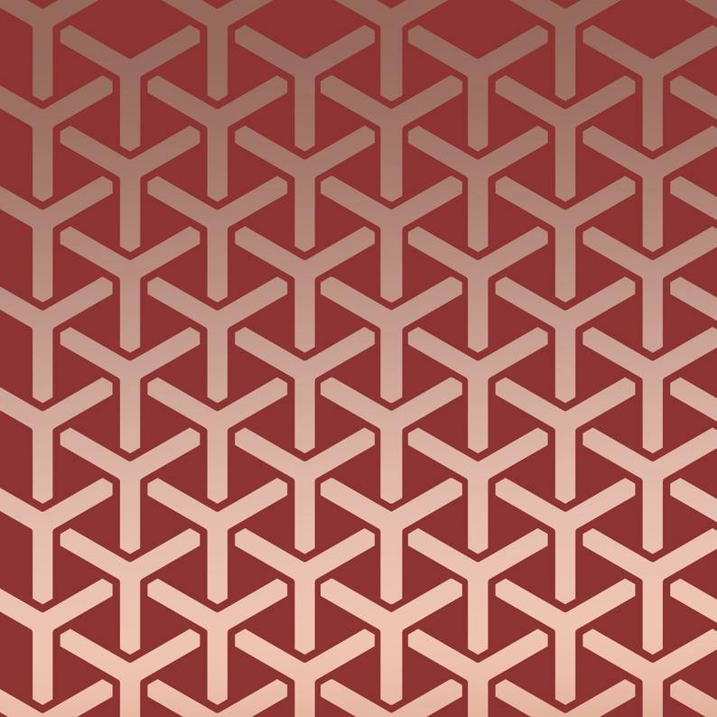 geometric pattern stencil