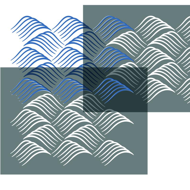 Ocean Waves Craft Stencil