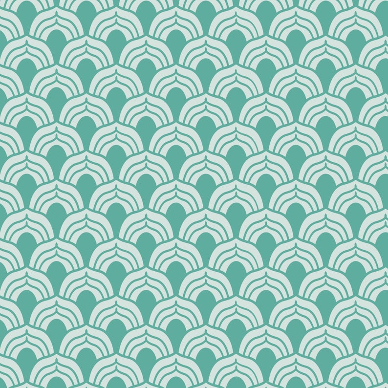 japanese wave repeating pattern