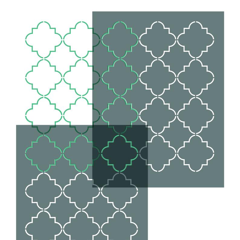 classic moroccan furniture stencil - Stencil Up