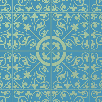 Verulam Tile Stencil for Walls and Floors