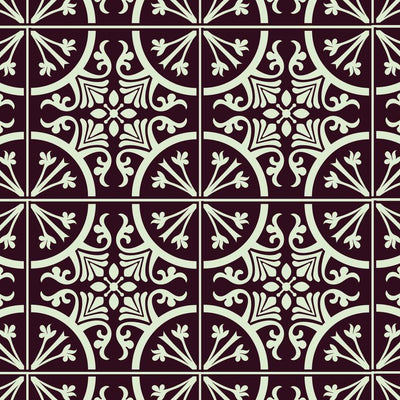 St albans tile stencil for painting - Stencil Up