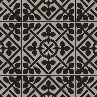 repeat pattern tile effect stencil for painting floors and walls